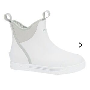 NWT XTRATUF Mens‎ Wheelhouse Ankle Deck Boots White size 9